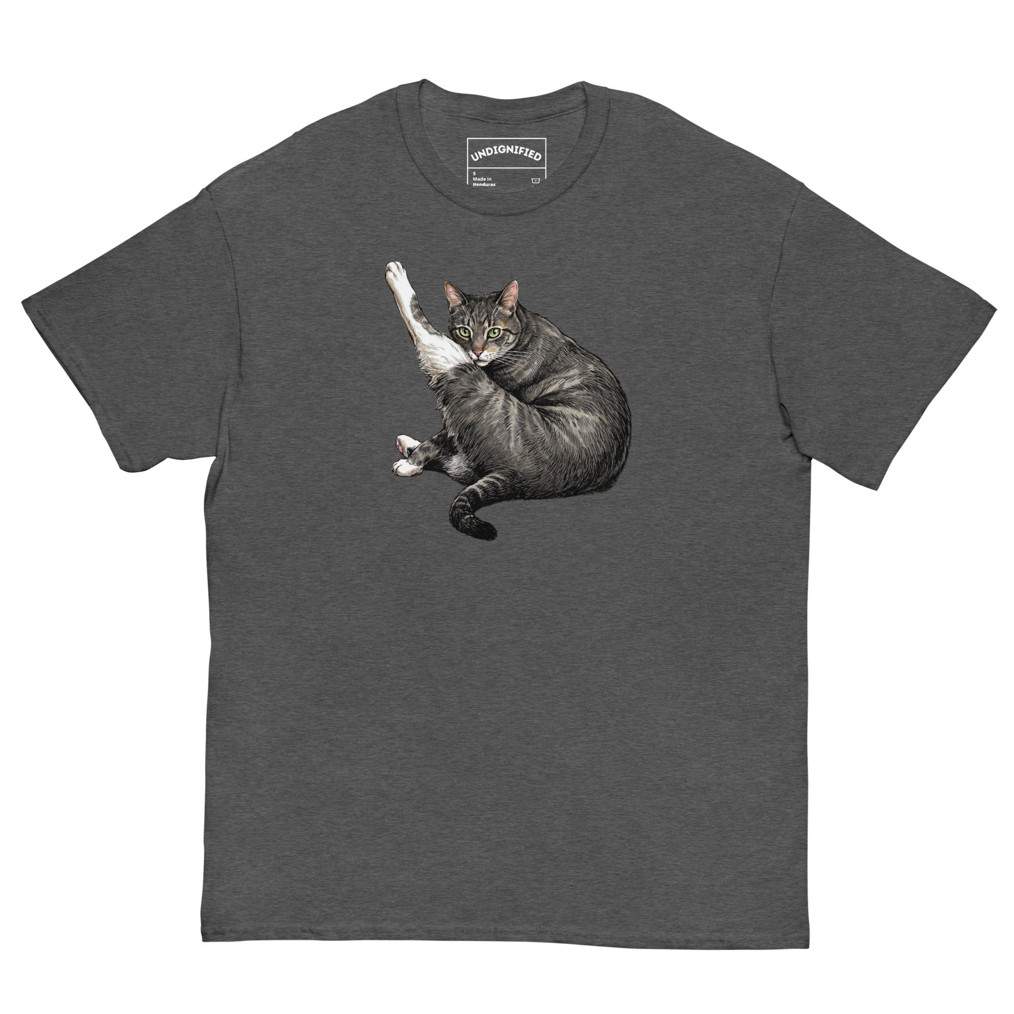 Heather Grey Tabby Cat Classic Tee