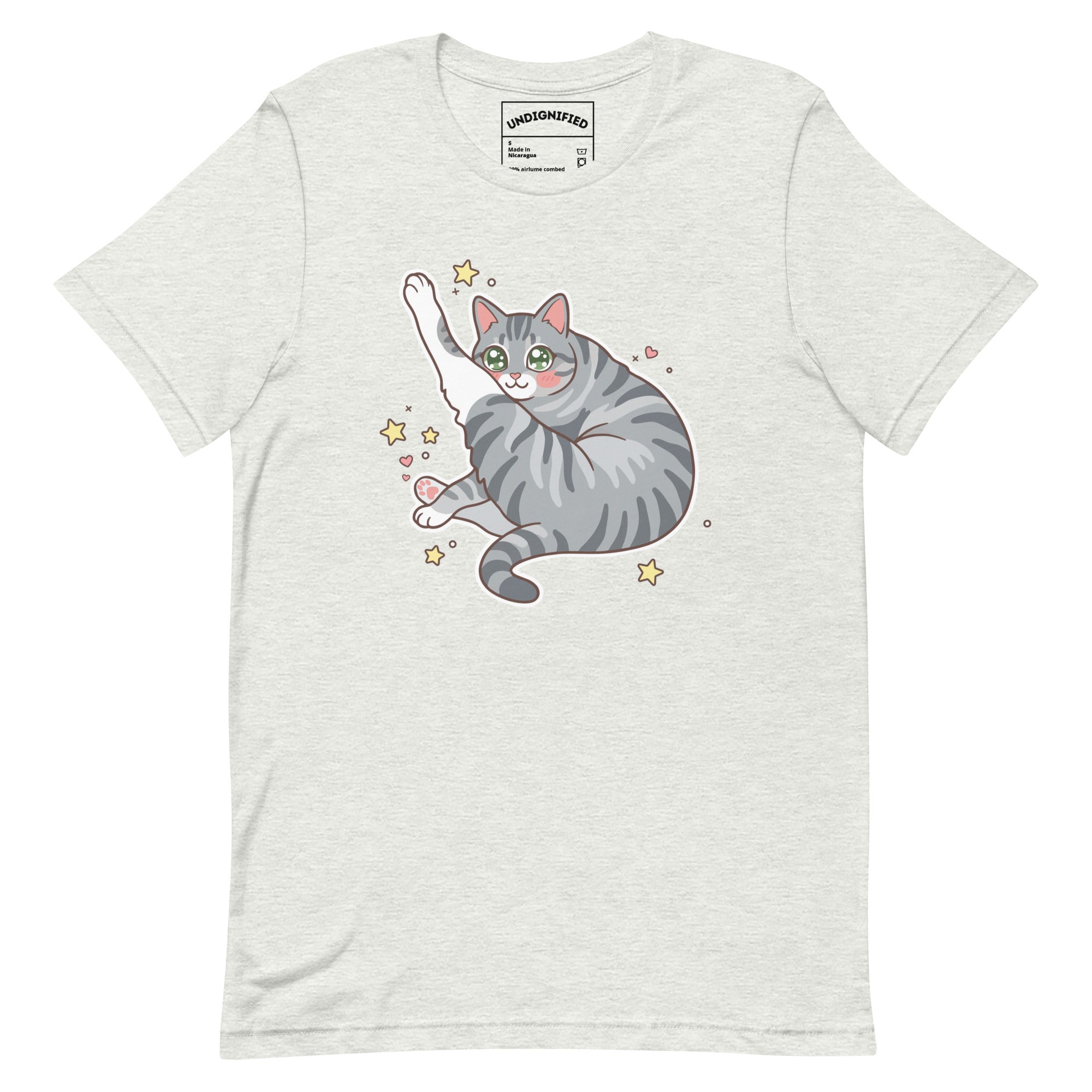 Ash Kawaii Tabby Cat Tee