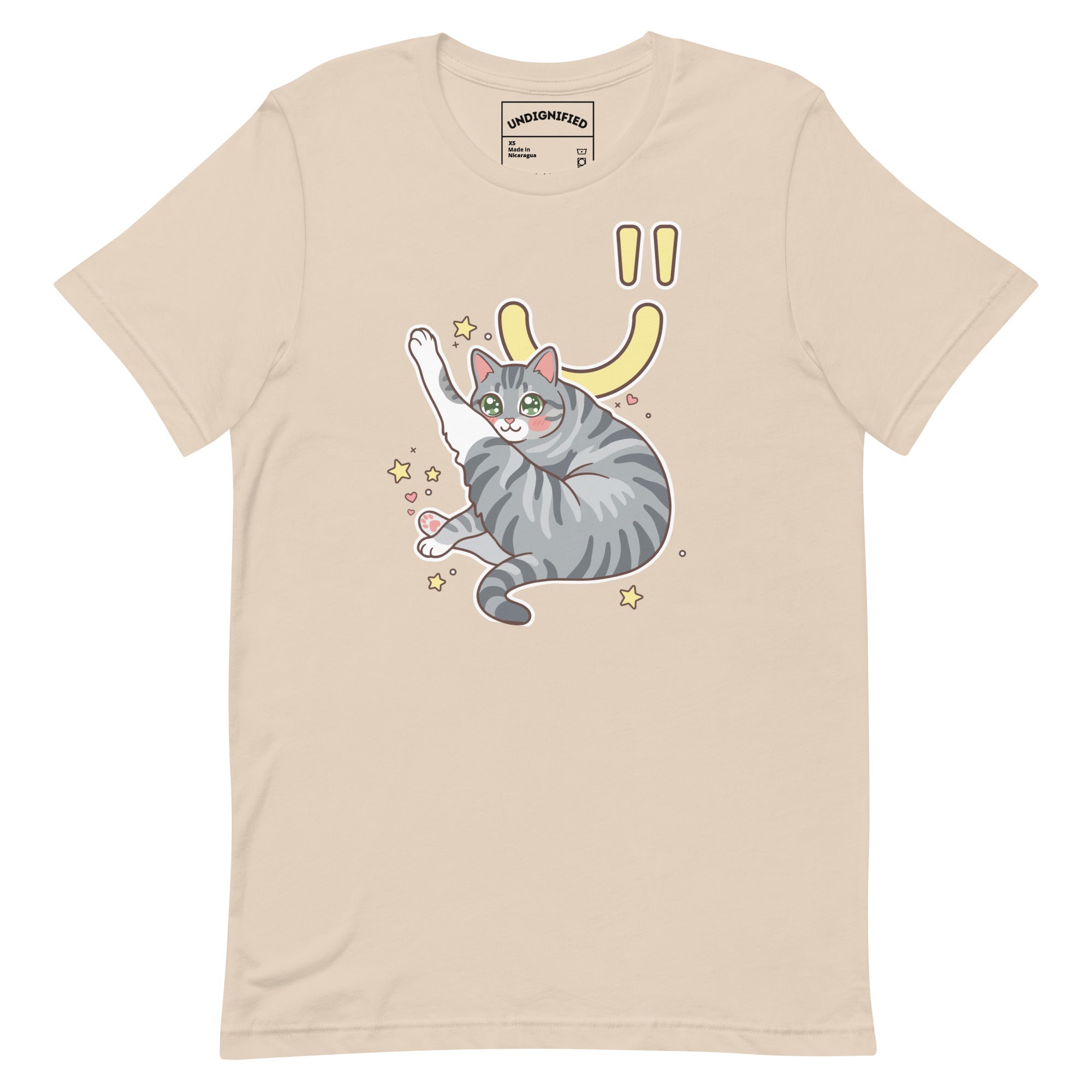 Cream ◡̎ Kawaii Tabby Cat T-Shirt