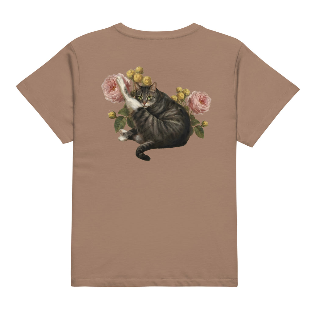 Latte Majestic Tabby Cat Tee