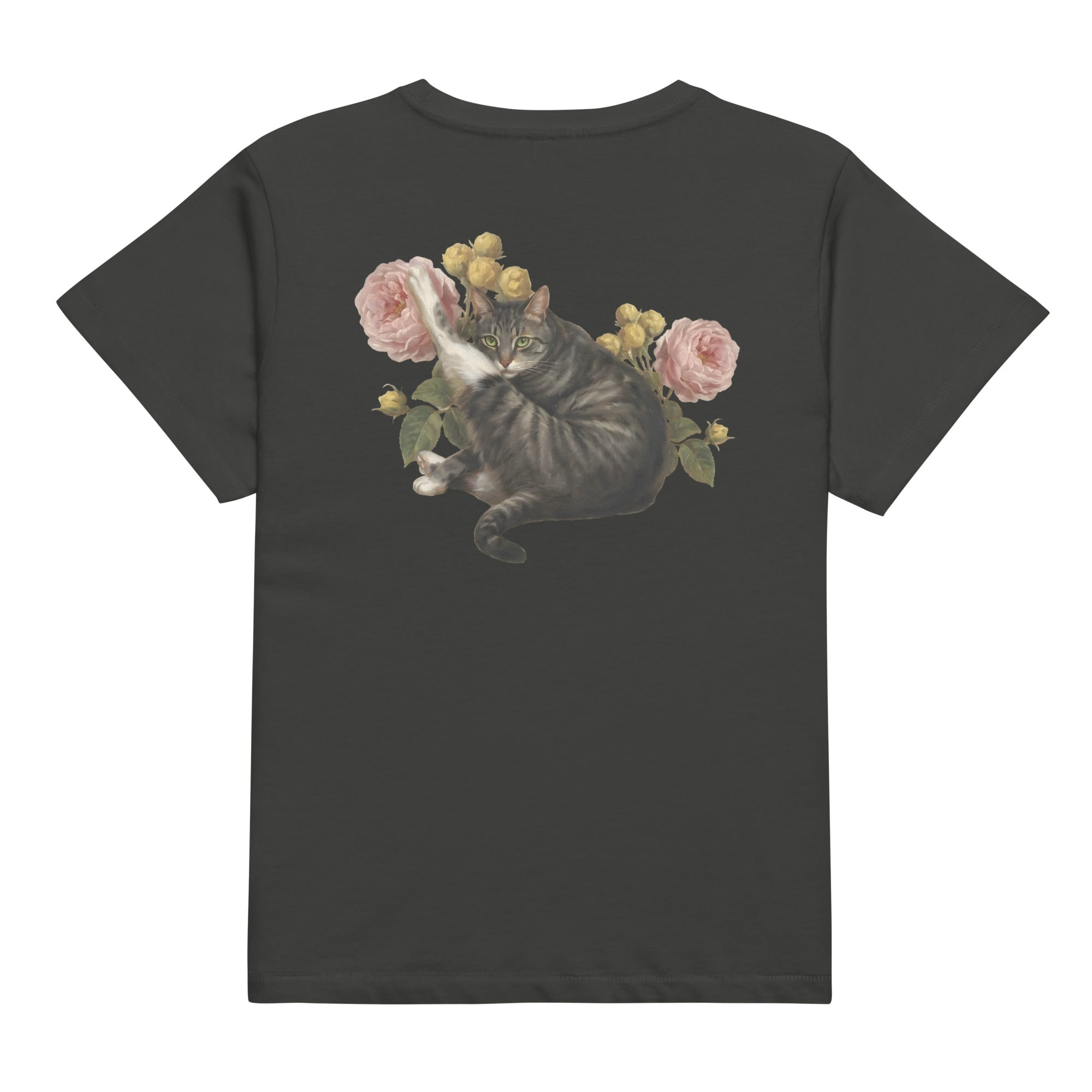 Vintage black Majestic Tabby Cat Tee
